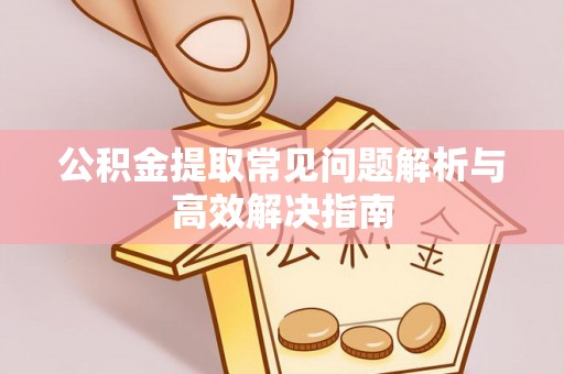 郧阳公积金提取常见问题解析与高效解决指南