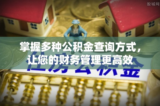 郧阳掌握多种公积金查询方式，让您的财务管理更高效