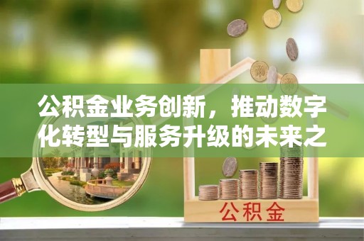 郧阳公积金业务创新，推动数字化转型与服务升级的未来之路