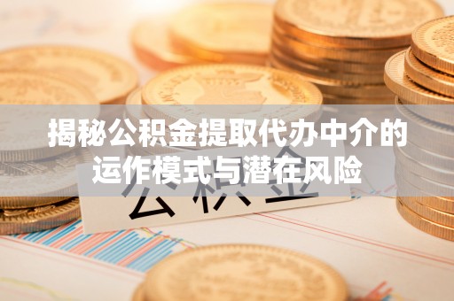 郧阳揭秘公积金提取代办中介的运作模式与潜在风险