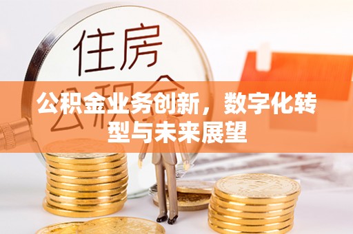 郧阳公积金业务创新，数字化转型与未来展望